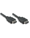 Manhattan Kabel monitorowy HDMI/HDMI 1.4 Ethernet 3m czarny niklowane złącza - nr 5