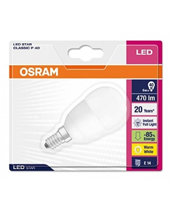 OSRAM LED Lamp STAR CLASSIC P 40 WW E14 nr 1