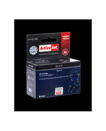 ActiveJet AH-655BR tusz czarny do drukarki HP (zamiennik HP 655 CZ109AE) nr 1