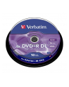 DVD+R DL Verbatim [ cake box 10 | 8.5GB | 8x | matte silver ] - nr 17