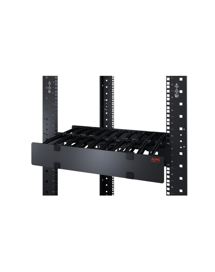 APC Horizontal Cable Manager, 1U x 4'' Deep, Single-Sided with Cover główny