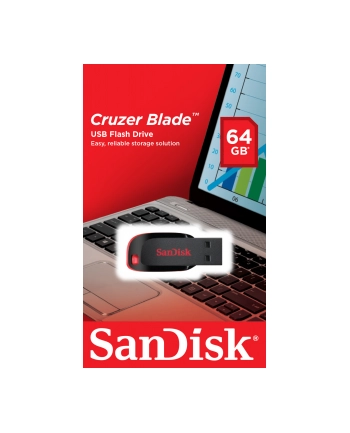 Sandisk Cruzer BLADE 64GB USB 2.0 nr 2