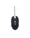 Gembird gamingowa mysz optyczna USB, 2400 DPI, czerwona - nr 15
