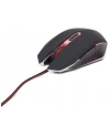 Gembird gamingowa mysz optyczna USB, 2400 DPI, czerwona - nr 33