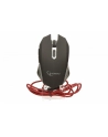 Gembird gamingowa mysz optyczna USB, 2400 DPI, czerwona - nr 5