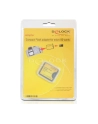 ADAPTER KARTY PAMIĘCI MICRO SD (SD/SDHC/SDXC)->COMPACT FLASH TYP I (CF) DELOCK - nr 27