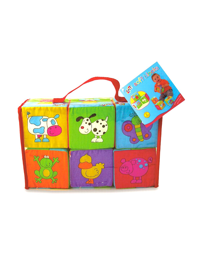 GALT Miekkie klocki ze zwierzatkami 6 el główny