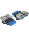 ADAPTER USB 3.0 PIN HEADER->2XUSB 3.0(F) DELOCK - nr 11