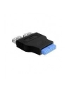 ADAPTER USB 3.0 PIN HEADER->2XUSB 3.0(F) DELOCK - nr 8