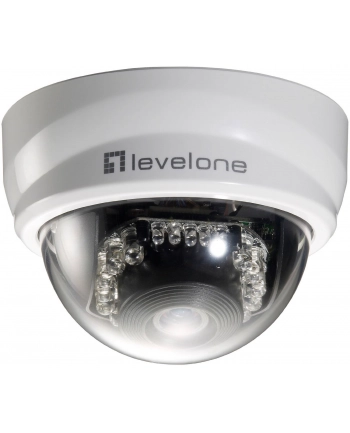Level One KAMERA IP WEWNĘTRZNA 2 MPX, MINI DOME, POE, DZIEŃ/NOC, IR LED 10M, L1DNS, FCS-3101 LEVELONE