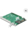 ADAPTER SATA 22PIN->M.2 NGFF NA PŁYTCE 2.5'' DELOCK - nr 32