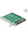 ADAPTER SATA 22PIN->M.2 NGFF NA PŁYTCE 2.5'' DELOCK - nr 37