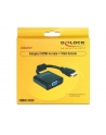 ADAPTER HDMI-A(M)->VGA (F) NA KABLU 25 CM BLACK DELOCK - nr 14