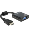 ADAPTER HDMI-A(M)->VGA (F) NA KABLU 25 CM BLACK DELOCK - nr 25