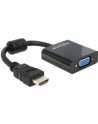 ADAPTER HDMI-A(M)->VGA (F) NA KABLU 25 CM BLACK DELOCK - nr 26