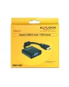 ADAPTER HDMI-A(M)->VGA (F) NA KABLU 25 CM BLACK DELOCK - nr 9