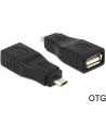 ADAPTER USB MICRO BM->AF USB 2.0 OTG DELOCK (65549) - nr 25