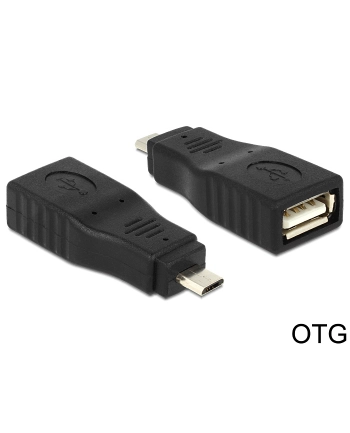 ADAPTER USB MICRO BM->AF USB 2.0 OTG DELOCK (65549) nr 1