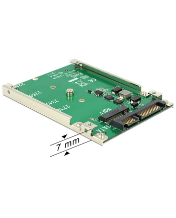 ADAPTER SATA 22PIN->M.2 NGFF NA PŁYTCE 2.5'' DELOCK