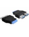 ADAPTER USB 3.0 PIN HEADER->2XUSB 3.0(F) DELOCK - nr 13