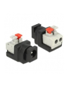 ADAPTER TERMINAL BLOCK (2PIN)(PUSH BUTTON)->DC 5.5 X 2.1MM(F) DELOCK - nr 7