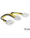 KABEL ZASILAJĄCY WEW EPS 8PIN-> 2X MOLEX DELOCK - nr 8