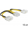 KABEL ZASILAJĄCY WEW EPS 8PIN-> 2X MOLEX DELOCK - nr 24