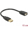 PRZEDŁUŻACZ USB AM-AF 2.0 15CM DELOCK - nr 24