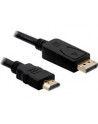 KABEL DISPLAYPORT M->HDMI M 2M GOLD DELOCK - nr 14