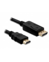 KABEL DISPLAYPORT M->HDMI M 2M GOLD DELOCK - nr 3