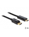 KABEL DISPLAYPORT M->HDMI M 2M GOLD DELOCK - nr 4