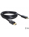 KABEL DISPLAYPORT M->HDMI M 2M GOLD DELOCK - nr 5