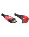 KABEL HDMI-HDMI PREMIUM KĄTOWY LEWY RED DÓŁ 2M DELOCK - nr 1