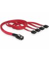 KABEL SAS 36PIN MINI (SFF 8087)->SATA 7PIN X4 50 CM DELOCK - nr 6