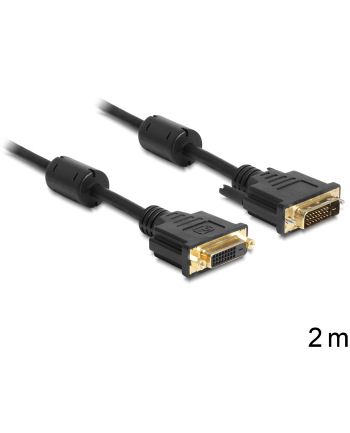 PRZEDŁUŻACZ DVI-D(24+1) 2M DUAL LINK +FERRYT DELOCK nr 1