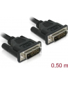 KABEL DVI-D(M)(24+1)->DVI-D(M)(24+1) 0.5M DUAL LINK NIKLOWANE STYKI DELOCK - nr 19