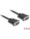 KABEL DVI-D(M)(24+1)->DVI-D(M)(24+1) 0.5M DUAL LINK NIKLOWANE STYKI DELOCK - nr 21