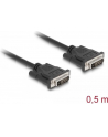 KABEL DVI-D(M)(24+1)->DVI-D(M)(24+1) 0.5M DUAL LINK NIKLOWANE STYKI DELOCK - nr 24