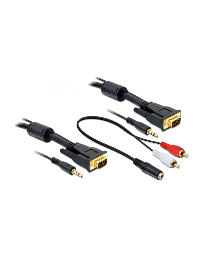 ''KABEL VGA M/M 2M FERRYT +AUDIO DELOCK'' główny