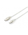 ''KABEL USB AM-BM 2.0 1.8M TRANSPARENT EQUIP'' - nr 1