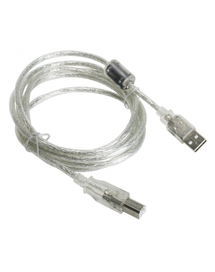 KABEL USB AM-BM 2.0 + FERRYT 2M PRZEZROCZYSTY główny