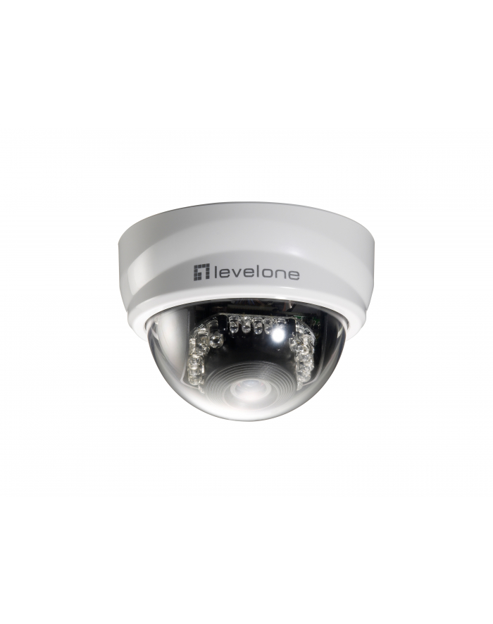 Level One KAMERA IP WEWNĘTRZNA 2 MPX, MINI DOME, POE, DZIEŃ/NOC, IR LED 10M, L1DNS, FCS-3101 LEVELONE główny