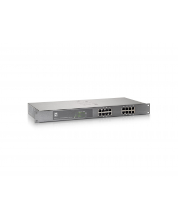 Level One SWITCH POE RACK 19'' 16-PORT 100MB POE PLUS (240W/30W-PORT), FEP-1611 LEVELONE