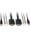 PRZEŁĄCZNIK KVM 2/1 DVI AUTO COMPACT+ KABLE LEVELONE (KVM-0260) - nr 35