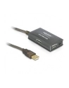 ''KABEL USB AM-BM 2.0 10M AKTYWNY + HUB 4 PORT BLACK DELOCK'' - nr 10