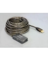 ''KABEL USB AM-BM 2.0 10M AKTYWNY + HUB 4 PORT BLACK DELOCK'' - nr 15