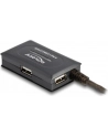 ''KABEL USB AM-BM 2.0 10M AKTYWNY + HUB 4 PORT BLACK DELOCK'' - nr 16