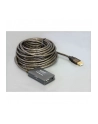 ''KABEL USB AM-BM 2.0 10M AKTYWNY + HUB 4 PORT BLACK DELOCK'' - nr 20