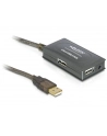''KABEL USB AM-BM 2.0 10M AKTYWNY + HUB 4 PORT BLACK DELOCK'' - nr 5