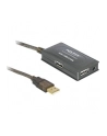 ''KABEL USB AM-BM 2.0 10M AKTYWNY + HUB 4 PORT BLACK DELOCK'' - nr 8
